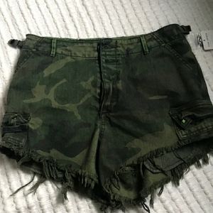Freepeople Camo Shorts